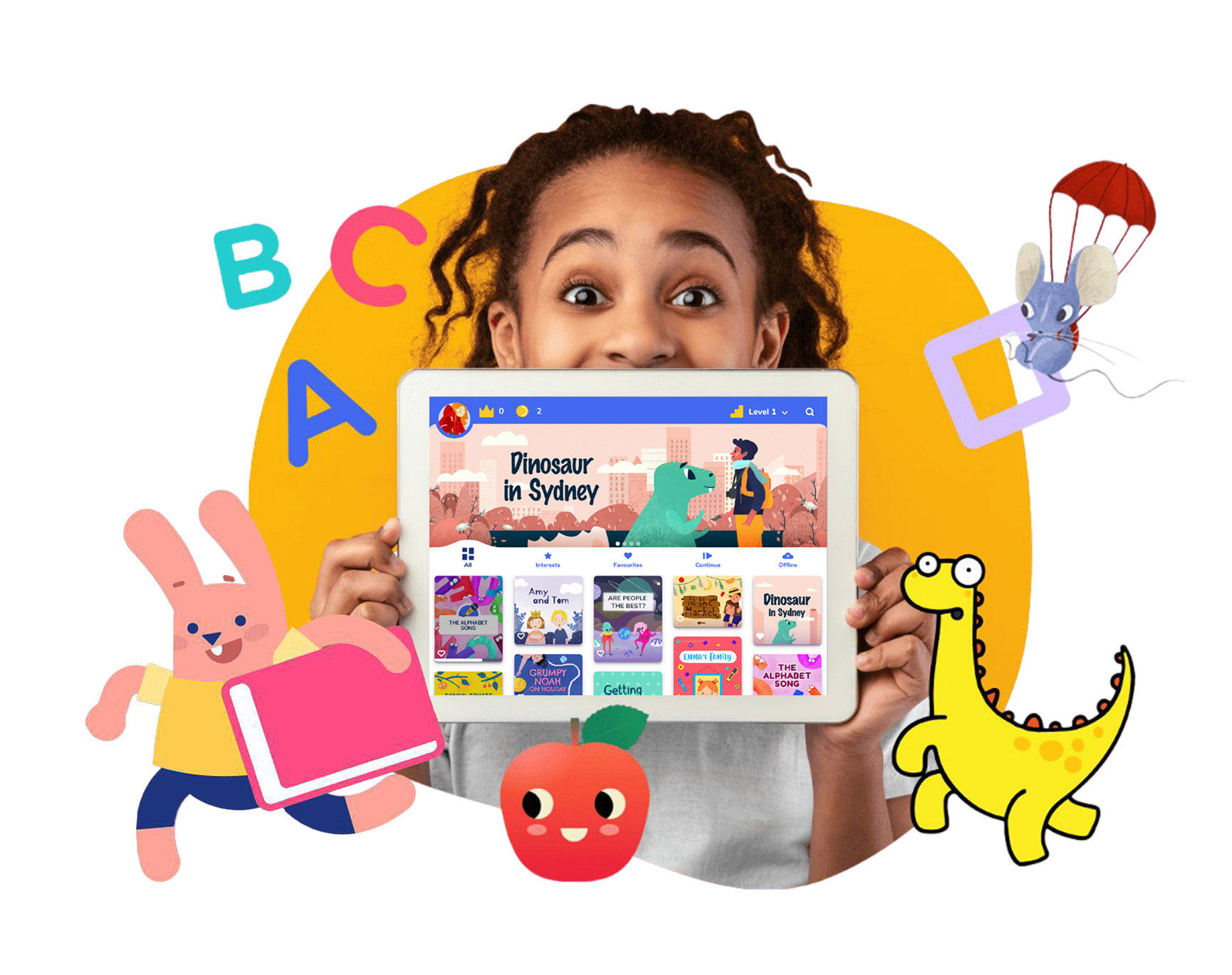 북커클래스 앱이 실행되고 있는 태블릿과 스마트폰 이미지